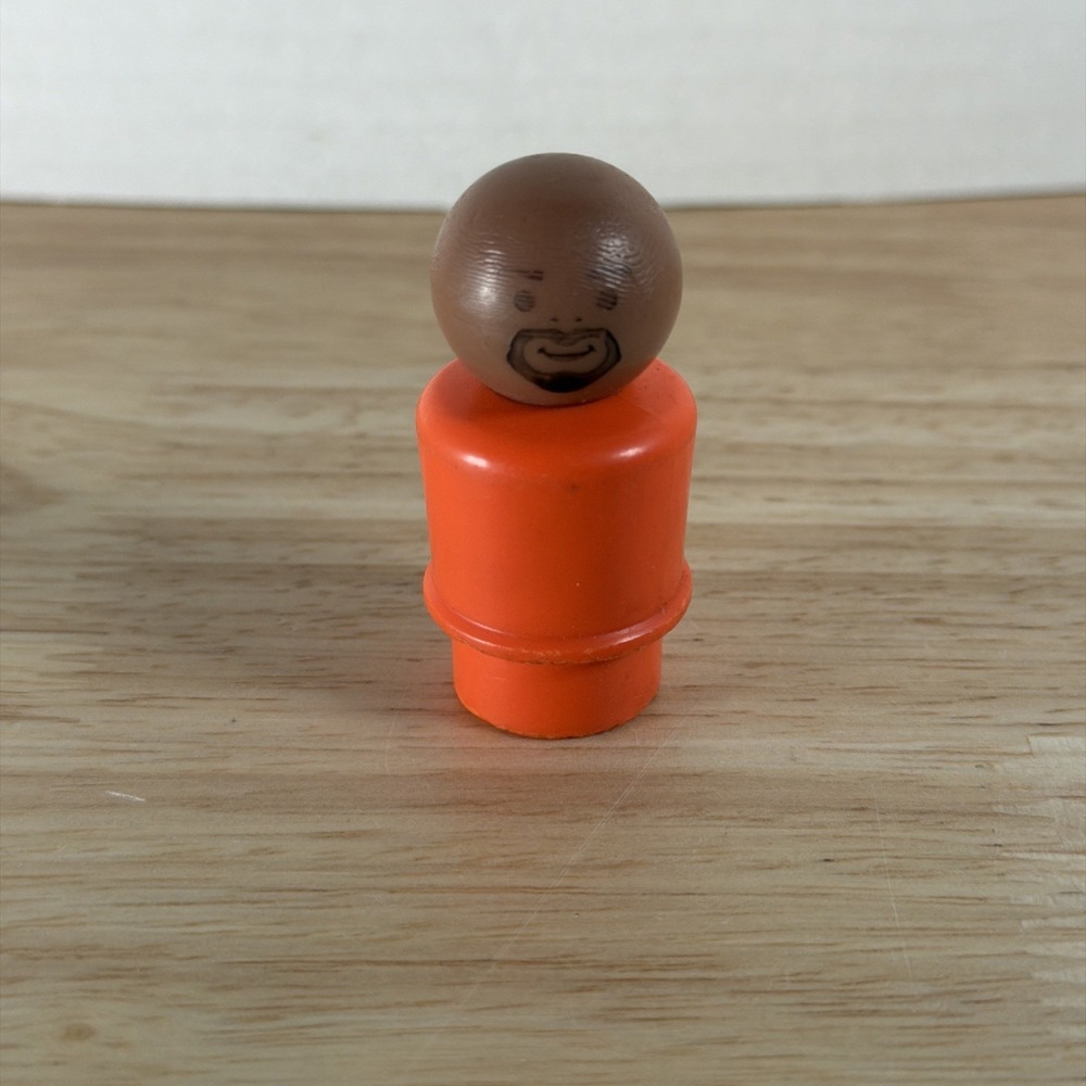 Vintage Fisher Price Little People Sesame Street Gordon Used Condition
